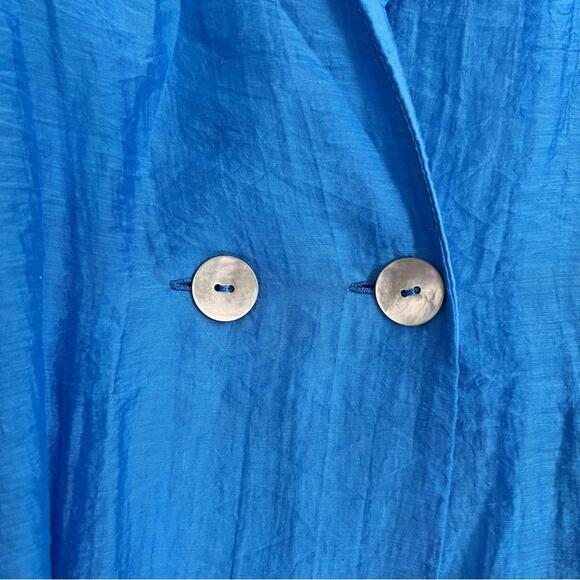 Zara Vibrant Blue Belted Jacket - Picture 2 of 3